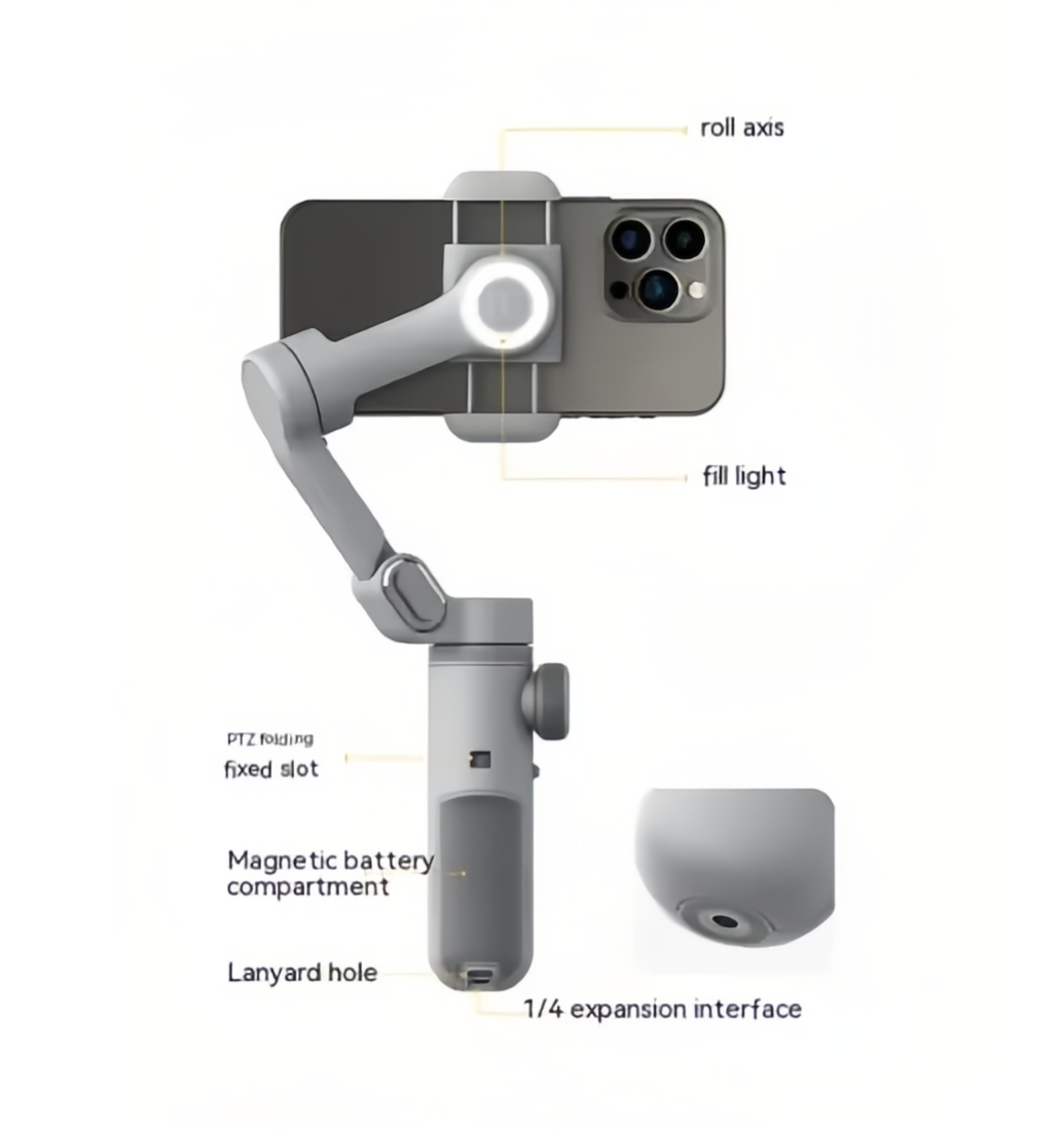 Pro Mobile PTZ 3-Axis Smart Stabilizer